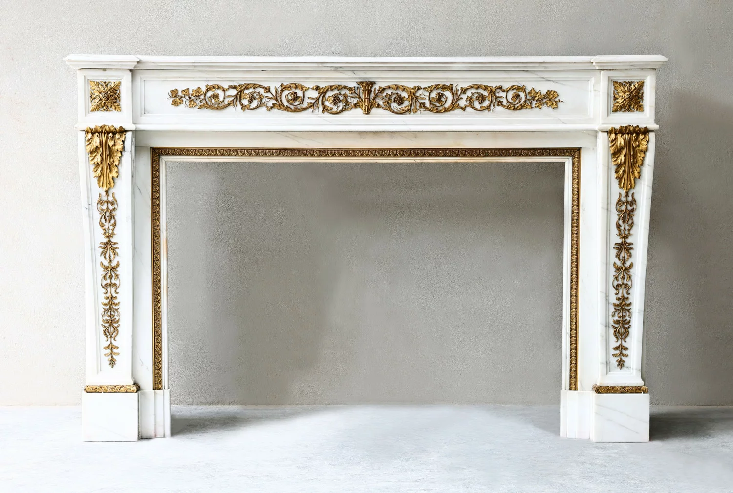 antique marble fireplace