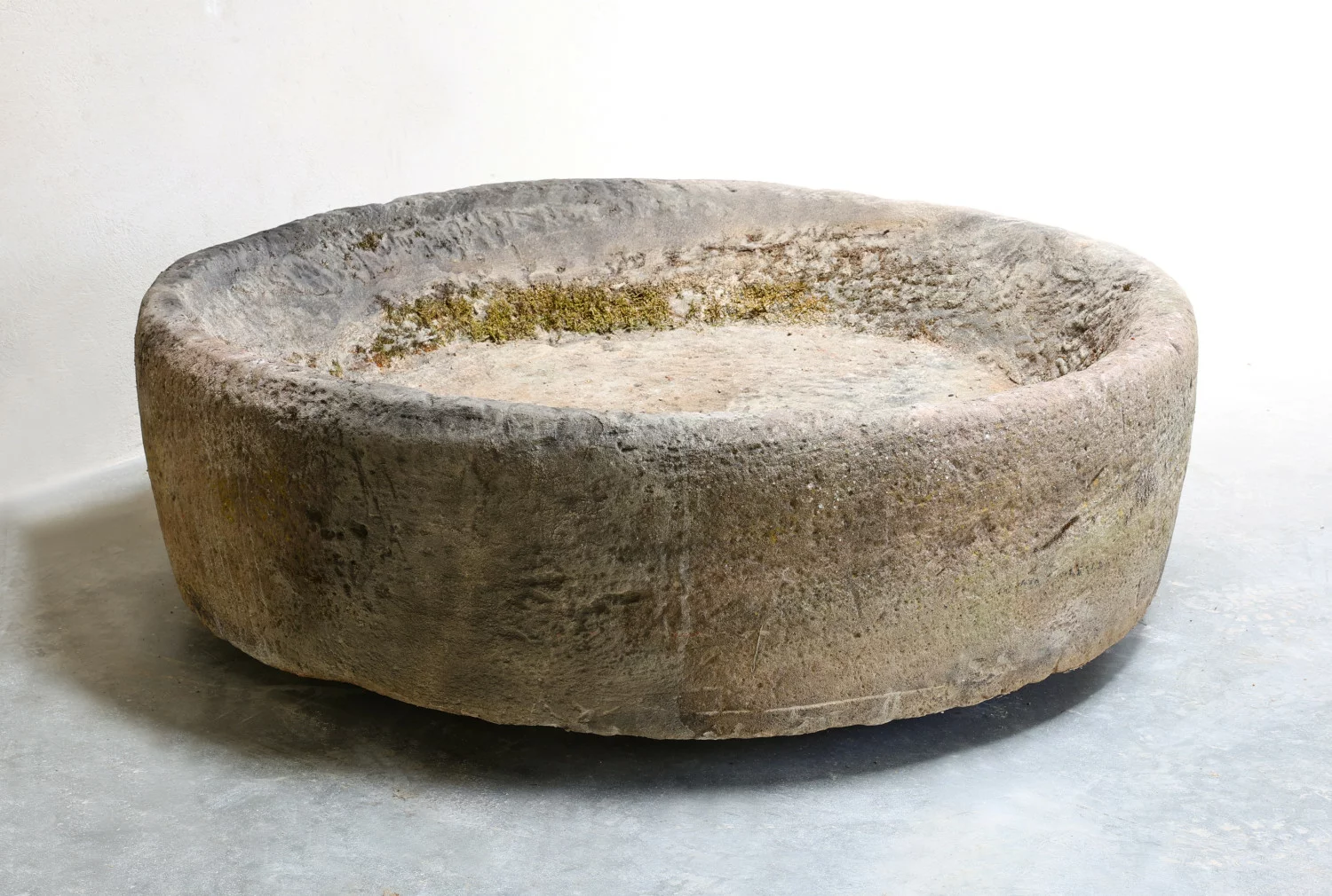 old planter of French limestone