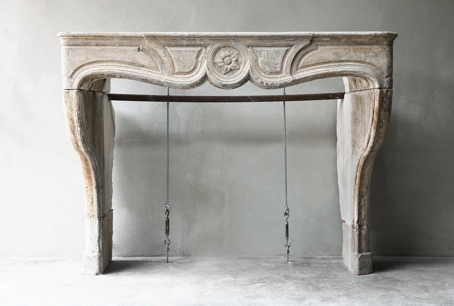 antique fireplace