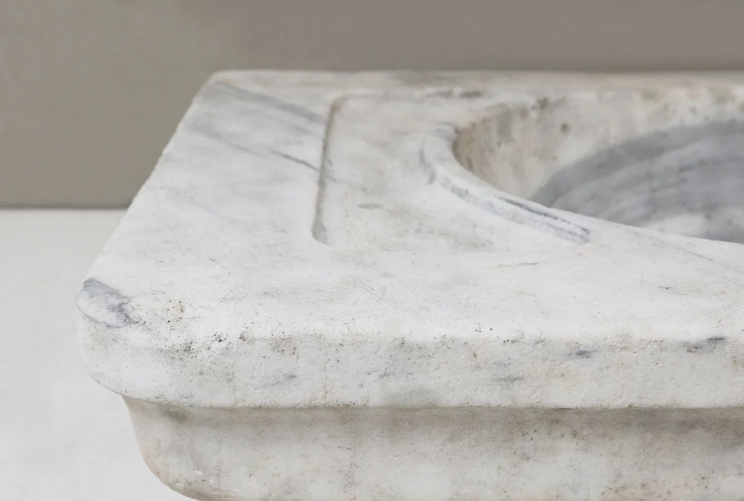 old sink of french marble