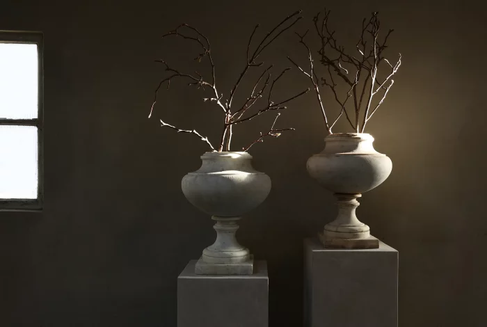 antique set of vases