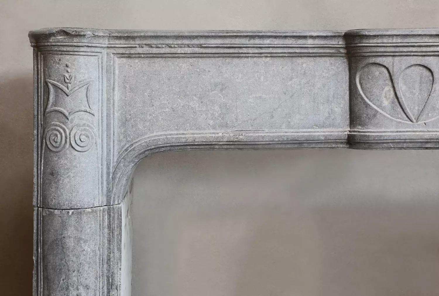 old French fireplace