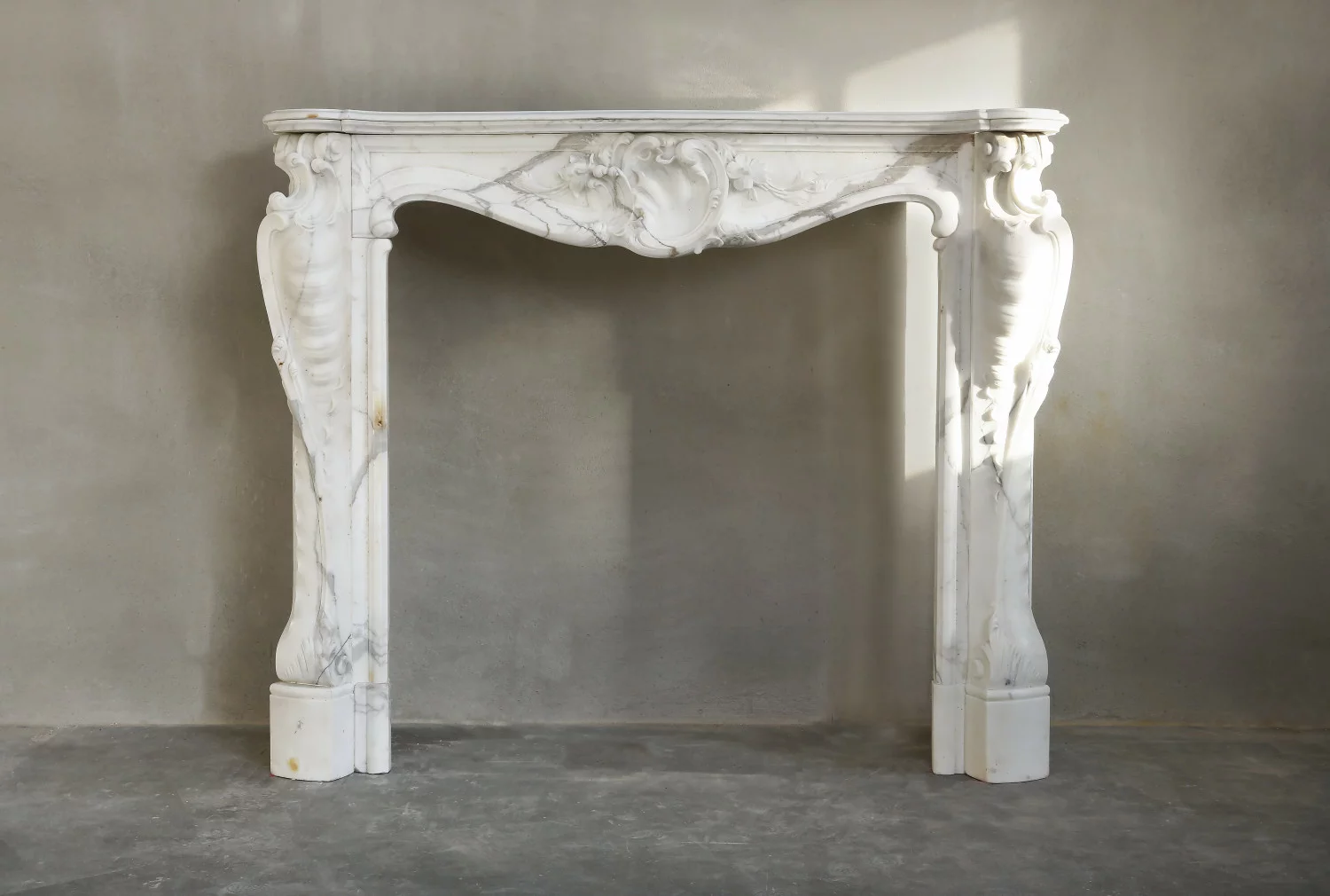 antique marble fireplace