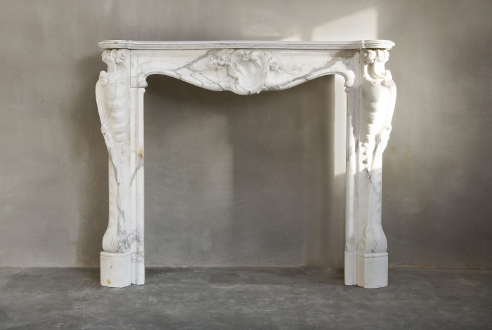 antique marble fireplace