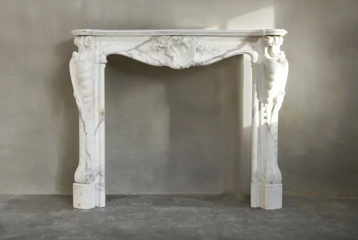 antique marble fireplace