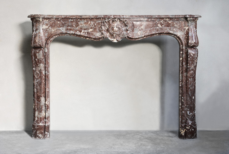 Antique marble fireplace