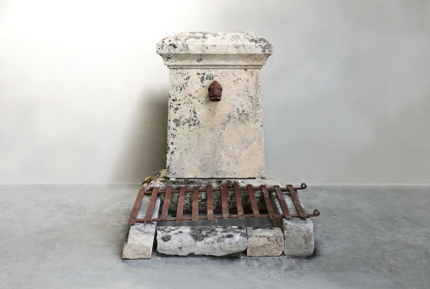 antique city fountain