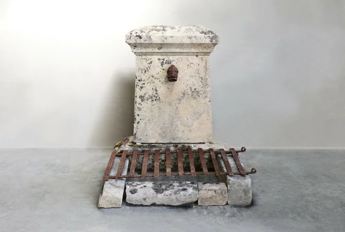 antique city fountain