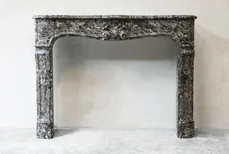 Antique marble fireplace