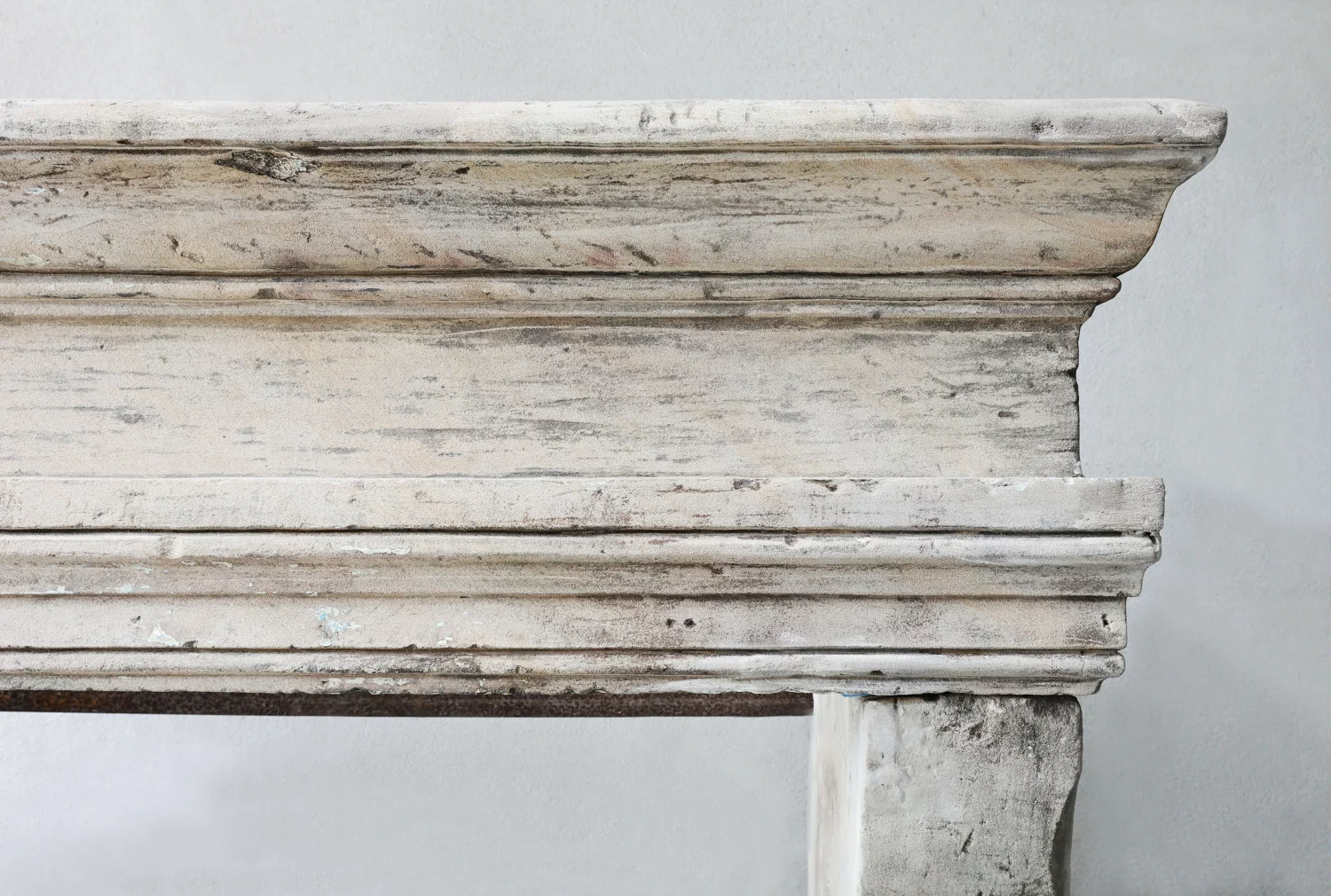 old mantle of french limestone