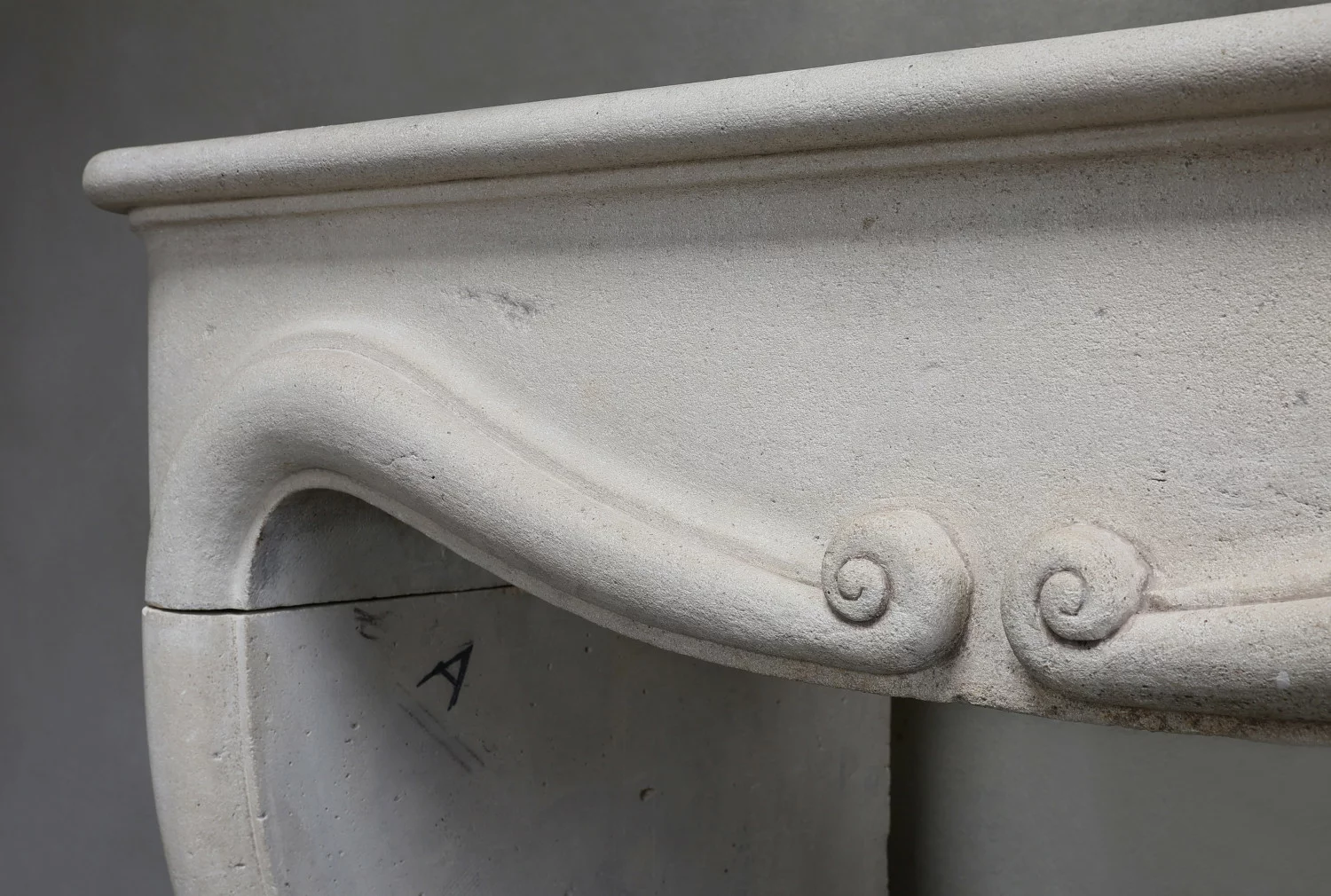mantle of french limestone