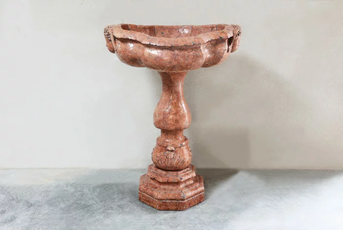 antique fountain/baptismal font
