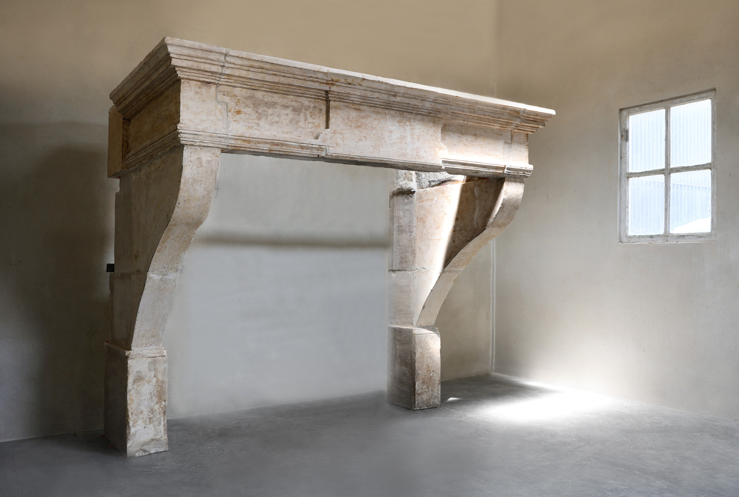 Louis XIII style mantle surround