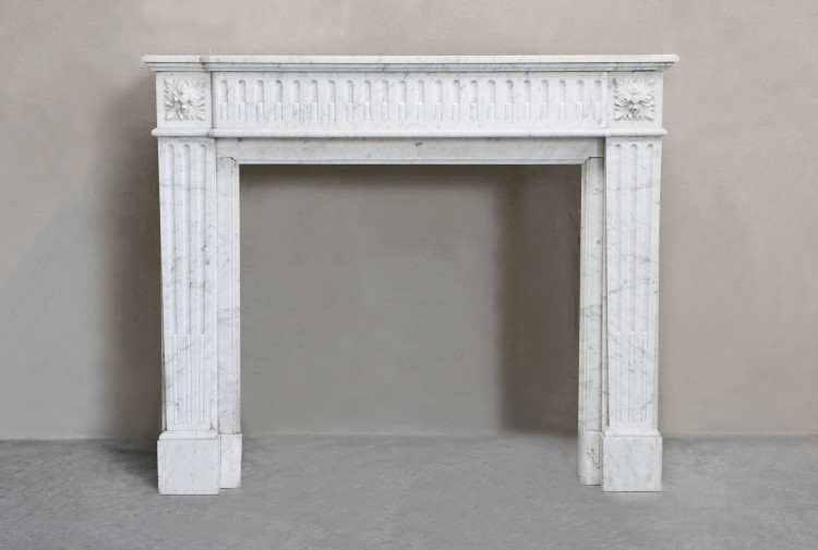 Antique mable fireplace