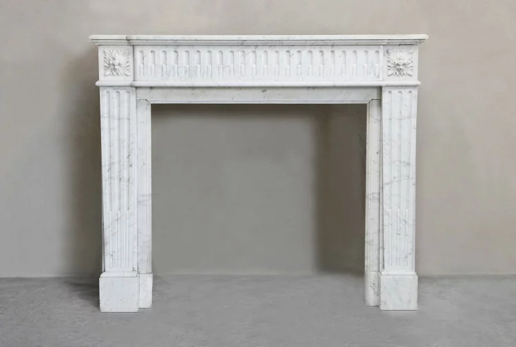 Antique mable fireplace