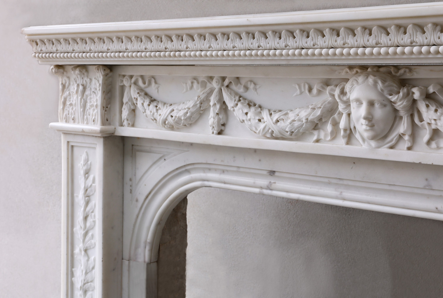 Antique Marble Mantle