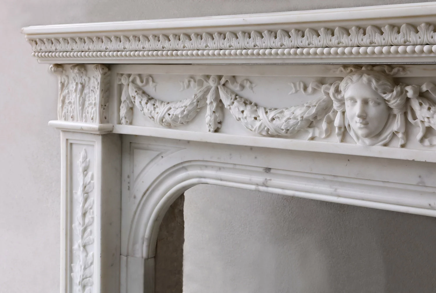 Antique Marble Mantle