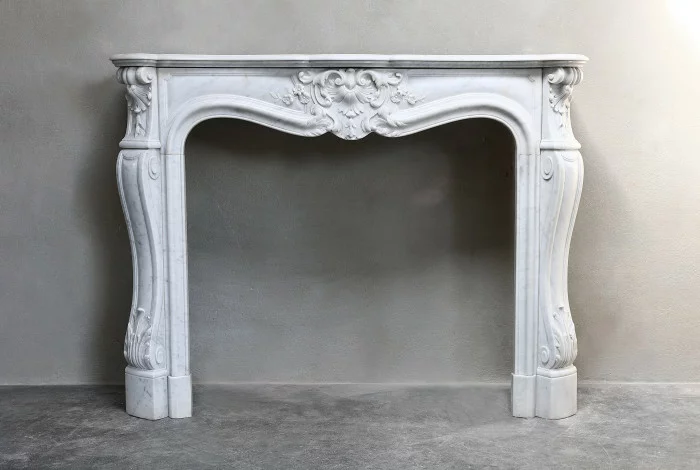 antique marble fireplace