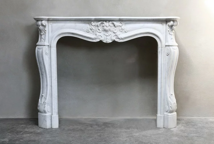 antique marble fireplace
