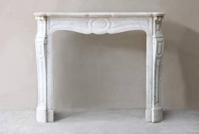 Antique marble fireplace