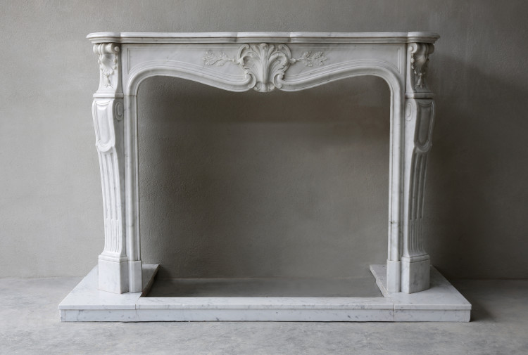 antique marble fireplace
