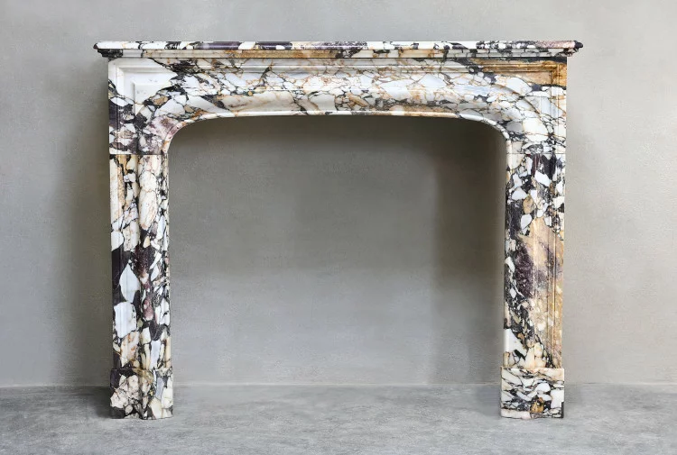 antique marble mantle