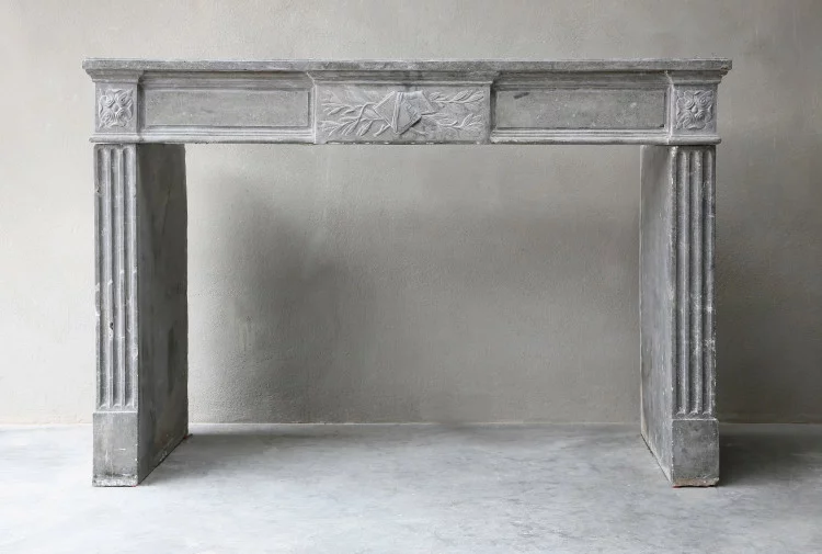 Antique french fireplace